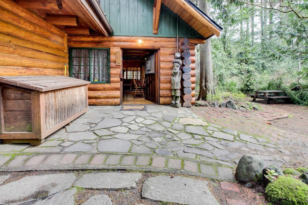 Zoe'S Log Cabin Welches Eksteriør bilde