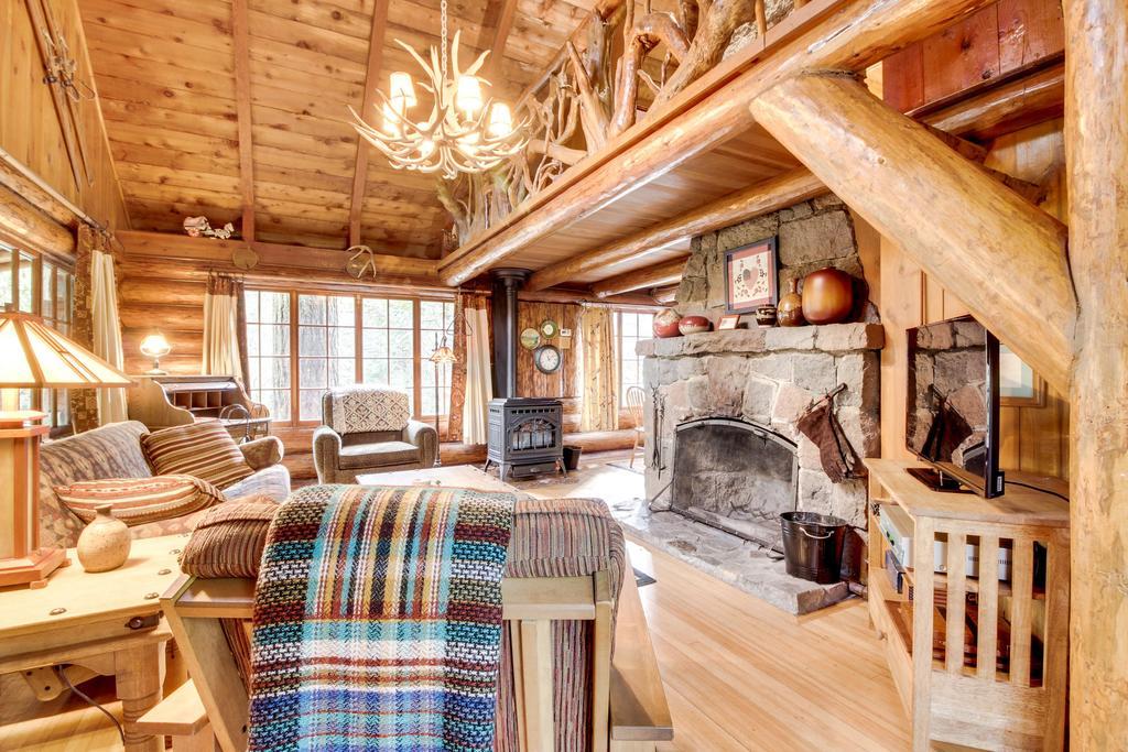 Zoe'S Log Cabin Welches Eksteriør bilde
